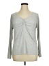 Soma Gray Long Sleeve Top Size XL - photo 1