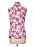 G/Fore Floral Pink Sleeveless Blouse Size L - photo 2
