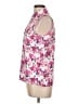 G/Fore Floral Pink Sleeveless Blouse Size L - photo 5