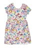 Lands' End 100% Cotton Paisley White Dress Size 6 - 7 - photo 2