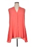 Alfani 100% Polyester Orange Sleeveless Blouse Size 14 - photo 1