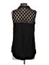 Milly 100% Nylon Black Sleeveless Blouse Size 4 - photo 2