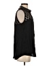 Milly 100% Nylon Black Sleeveless Blouse Size 4 - photo 4