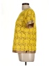 Talbots Yellow Short Sleeve Blouse Size 10 Petite - photo 5