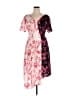 Lewit Floral Pink Cocktail Dress Size 10 - photo 1