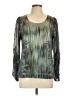 Cato 100% Polyester Green Long Sleeve T-Shirt Size L - photo 1