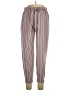 No Comment Stripes Burgundy Casual Pants Size XL - photo 1