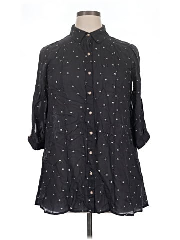 Maeve by Anthropologie 3/4 Sleeve Button-Down Shirt (view 1)