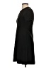 Zara Solid Black Casual Dress Size S - photo 5