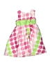 Rare Too 100% Polyester Polka Dots Pink Dress Size 2T - photo 1