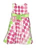 Rare Too 100% Polyester Polka Dots Pink Dress Size 2T - photo 2