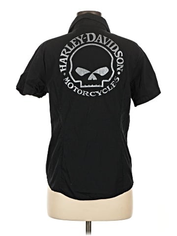 Harley Davidson Short Sleeve Button-Down Shirt (view 2)