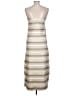 Ramy Brook Stripes Tan Ivory Casual Dress Size L - photo 2