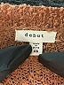 Debut 100% Polyester Color Block Brown Pullover Sweater Size XS - photo 4