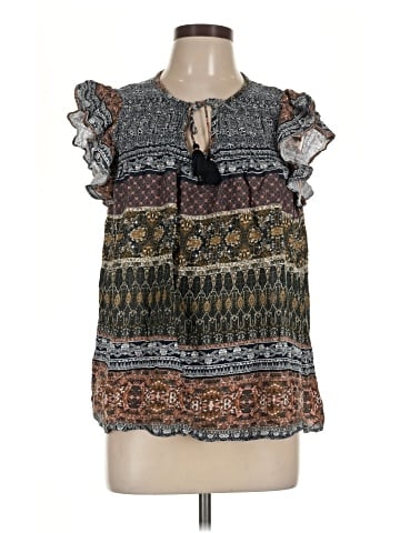 Lucky Brand Short Sleeve Blouse (view 1)