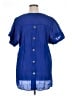 Citron Blue Short Sleeve Blouse Size 1X - photo 2