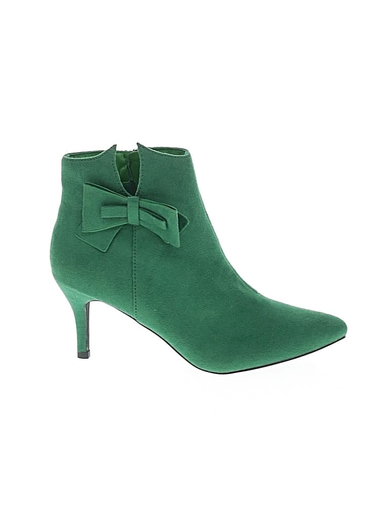 Pre-owned Unbranded Ankle Boots In Green