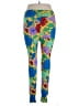 Lularoe Floral Blue Leggings Size 1X (Tall & Curvy) - photo 2