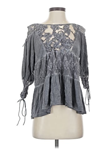 Pol 3/4 Sleeve Blouse (view 1)