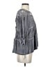 Pol Gray 3/4 Sleeve Blouse Size S - photo 4