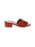 Vince. 100% Leather Burgundy Sandals Size 6 - photo 1