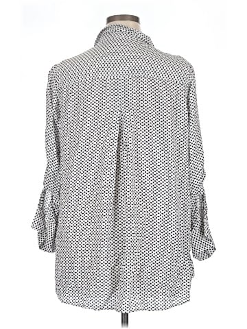 Velvet Heart 3/4 Sleeve Button-Down Shirt (view 2)