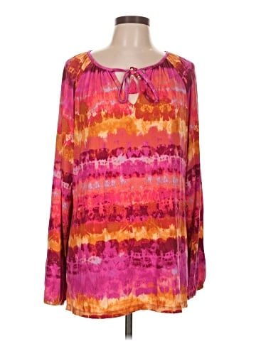 Belle By Kim Gravel Long Sleeve Blouse (view 1)
