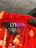 LYS 100% Polyester Red 3/4 Sleeve Blouse Size 1X - photo 7