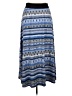Robert Louis Print Blue Casual Skirt Size XL - photo 1