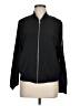 Lila Rose 100% Polyester Solid Black Track Jacket Size M - photo 1