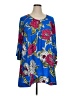 Melissa McCarthy Seven7 100% Polyester Blue 3/4 Sleeve Blouse Size 1X (estimated) - photo 1