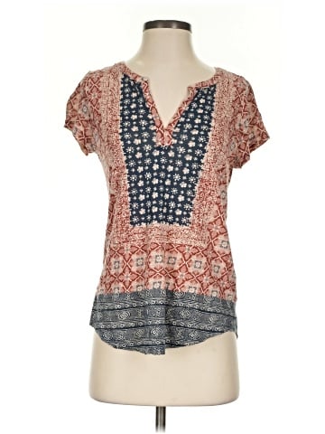 Lucky Brand Short Sleeve Blouse (view 1)