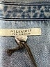 ALLSAINTS Gray Denim Jacket Size 8 - photo 6