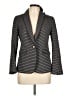 Ann Taylor Stripes Gray Blazer Size 10 Petite - photo 1