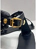 Versace 100% Leather Black Sandals Size EU (IT) 36 1/2 / US 6 1/2 - photo 3