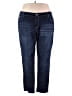 Jean's denim Solid Blue Jeans Size 24 w - photo 1