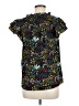 Sugarlips 100% Polyester Black Short Sleeve Blouse Size M - photo 2