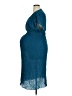Hatch Teal Cocktail Dress Size XL Maternity (4) - photo 5