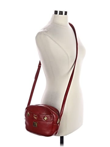 MCM Leather Camera Crossbody Bag (view 2)