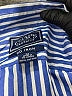 Chaps 100% Cotton Stripes Blue Long Sleeve Button-Down Shirt Size M (youth) - photo 4