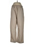 Unbranded Solid Tan Casual Pants Size Lg Petite - photo 1