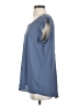Pleione 100% Polyester Blue Short Sleeve Blouse Size S - photo 5