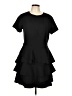 DKNY Solid Black Cocktail Dress Size L - photo 1
