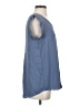 Pleione 100% Polyester Blue Short Sleeve Blouse Size S - photo 4