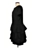 DKNY Solid Black Cocktail Dress Size L - photo 5