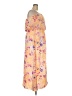 Dotti 100% Polyester Floral Yellow Cocktail Dress Size 3xl - photo 4