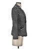 Caslon 100% Cotton Stripes Black White Blazer Size XXS - photo 4