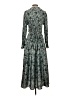 Vince. 100% Polyester Paisley Green Casual Dress Size S - photo 2