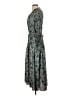 Vince. 100% Polyester Paisley Green Casual Dress Size S - photo 5
