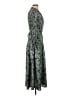 Vince. 100% Polyester Paisley Green Casual Dress Size S - photo 4